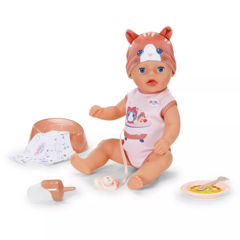 Boneca Zapf Baby born Lena Cat 36cm corpo mole ZAPF CREATION