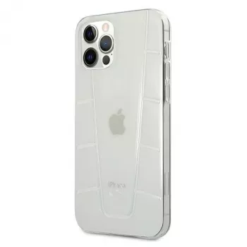 Capa rígida transparente Mercedes-Benz MEHCP12LCLCT para iPhone 12 Pro Max Transparent Line