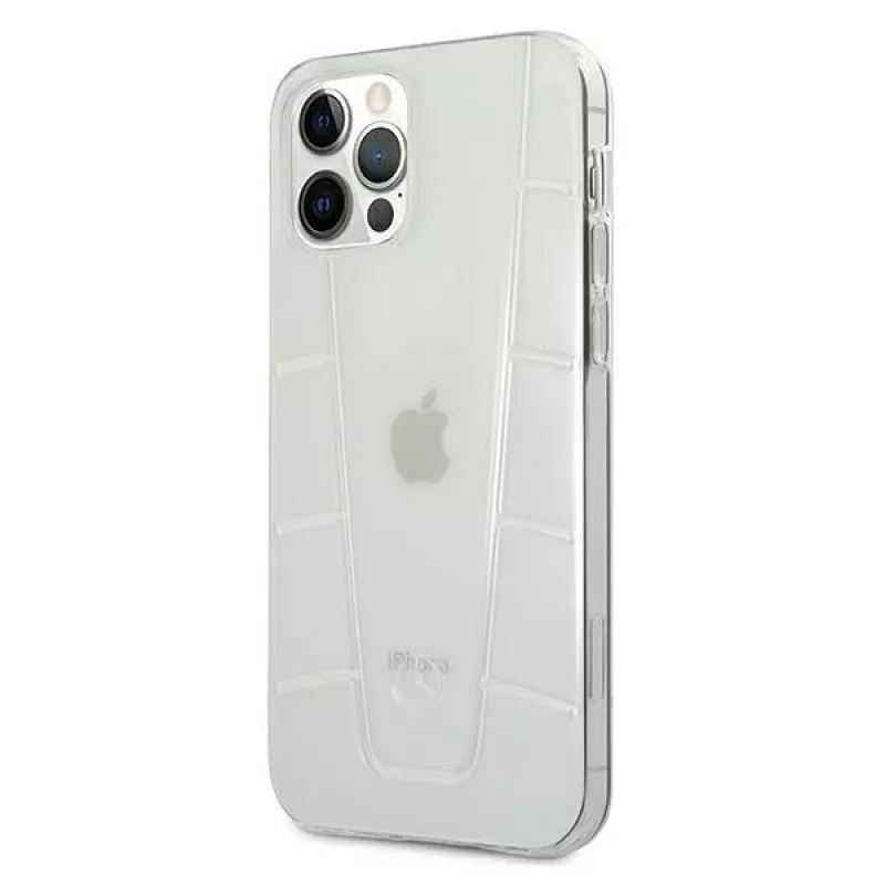 Capa rígida transparente Mercedes-Benz MEHCP12LCLCT para iPhone 12 Pro Max Transparent Line