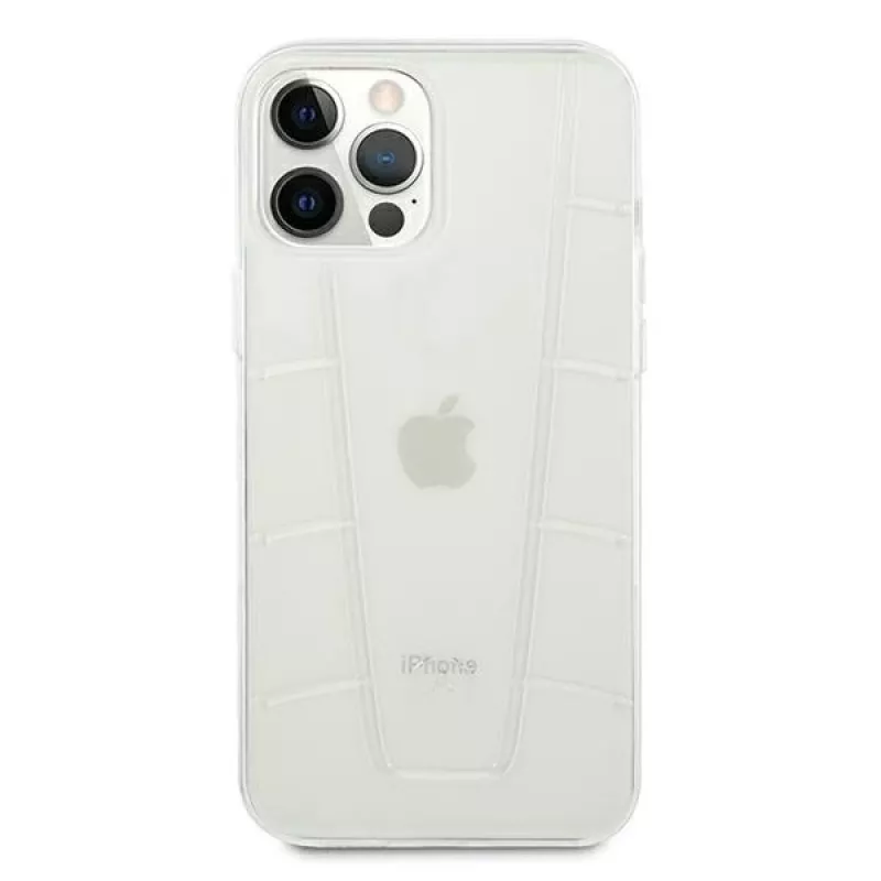 Capa rígida transparente Mercedes-Benz MEHCP12LCLCT para iPhone 12 Pro Max Transparent Line
