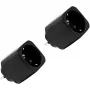 Shelly Plug M Gen3 preto pack de 2 tomadas inteligentes com medição de potência, Wi-Fi e Bluetooth, 13A, monitorização de energia, Schuko