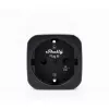 Shelly Plug M Gen3 preto pack de 2 tomadas inteligentes com medição de potência, Wi-Fi e Bluetooth, 13A, monitorização de energia, Schuko