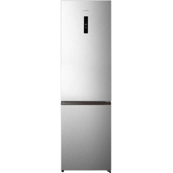 Combinado frigorífico-congelador independente Gorenje NRK620EAXL4, capacidade total 331L, NoFrost Plus, aspeto aço inoxidável, classe energética E