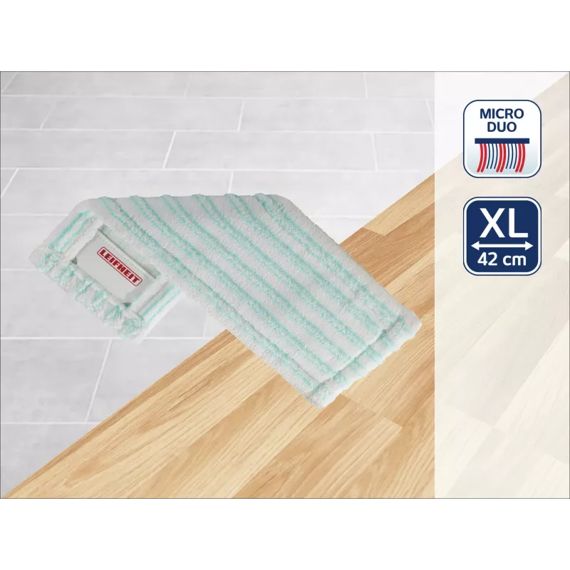 Leifheit Micro Duo recambio de esfregona turquesa branco