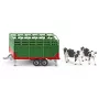 SIKU FARMER reboque de gado escala 1:32 modelo, verde