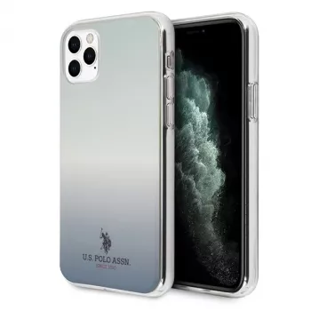 U.S. POLO ASSN. US Polo USHCN58TRDGLB Capa traseira para iPhone 11 Pro com padrão gradiente azul