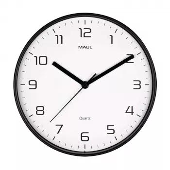 Relógio de parede MAULdrip 25 cm quartzo preto