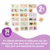 Puzzle Montessori Eichhorn - puzzle de madeira com pinos para crianças a partir de 12 meses, FSC 100%