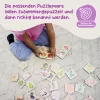Puzzle Montessori Eichhorn - puzzle de madeira com pinos para crianças a partir de 12 meses, FSC 100%