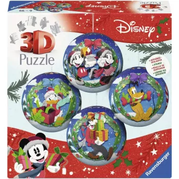 Conjunto de bolas de Natal 3D Ravensburger Disney (2 x 27 peças)