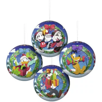 Conjunto de bolas de Natal 3D Ravensburger Disney (2 x 27 peças)