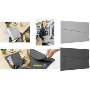 SIGEL BA500 Capa para portátil e tablet de 14 polegadas cinzento claro 100% PET reciclado