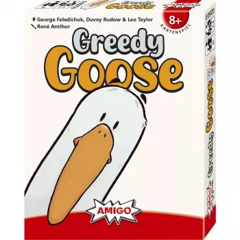 AMIGO Greedy Goose Jogo de tabuleiro para crianças de 2 a 4 jogadores a partir dos 5 anos