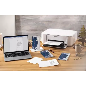 SIGEL DS087 Cartões de Natal Pop-up paisagem de inverno DIN long, 25 cartões com envelopes