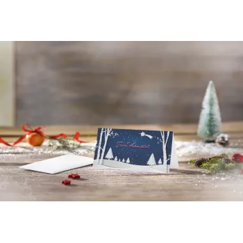 SIGEL DS087 Cartões de Natal Pop-up paisagem de inverno DIN long, 25 cartões com envelopes
