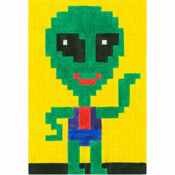 FABER-CASTELL Pixel-it Livro de colorir com 32 motivos (201572)