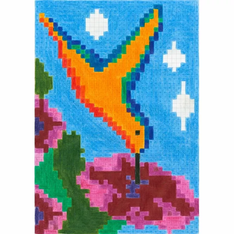 FABER-CASTELL Pixel-it Livro de colorir com 32 motivos (201572)