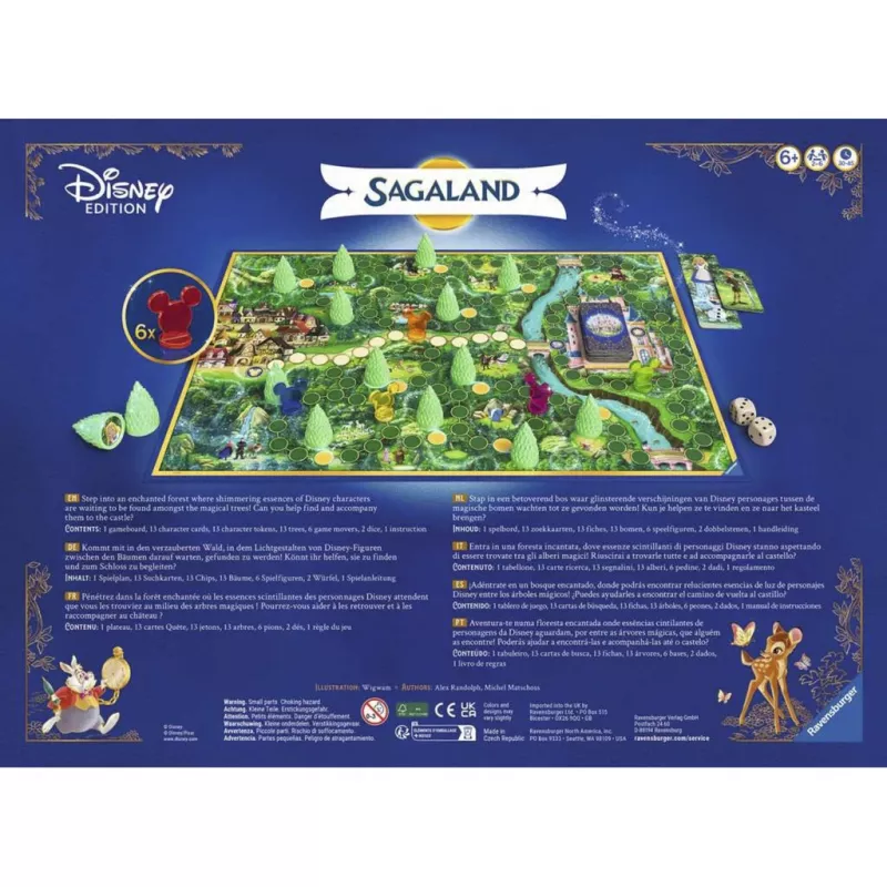 Ravensburger Sagaland Edição Disney Jogo de tabuleiro