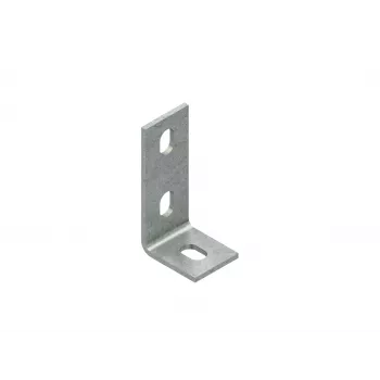 NIEDAX WWA100 cantoneira de ligação à parede assimétrica, aço galvanizado a quente, 100 mm de saliência