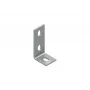 NIEDAX WWA100 cantoneira de ligação à parede assimétrica, aço galvanizado a quente, 100 mm de saliência