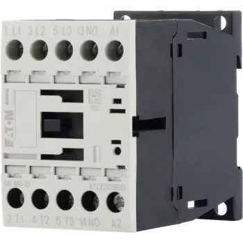 Eaton DILM9-10 24 V DC contactor de potência 3 polos, 9 A AC-3, 4 kW, 1 contacto auxiliar NA