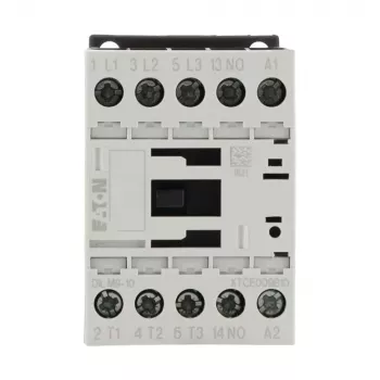 Eaton DILM9-10 24 V DC contactor de potência 3 polos, 9 A AC-3, 4 kW, 1 contacto auxiliar NA