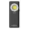 ANSMANN WL1200R Lanterna de oficina recarregável, 1200 lm COB LED, 6500K, Li-Ion 4000 mAh, USB-C, Power Bank, IP54, base magnética, gancho