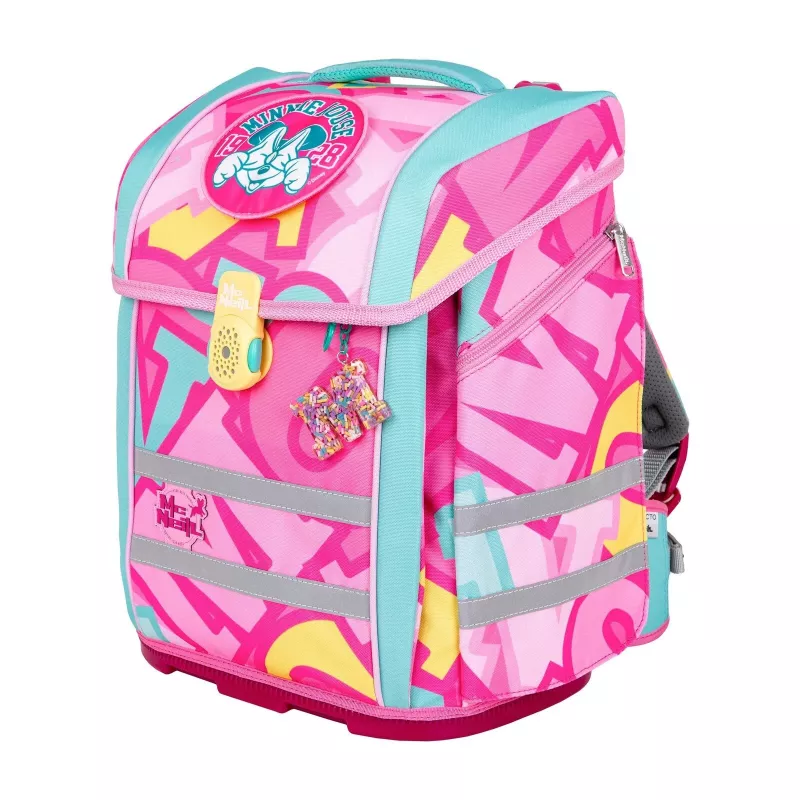 McNeill PERFECTO Conjunto de mochila escolar 5 peças Disney Minnie Mouse