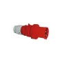BALS CEE Ficha industrial 5 polos 63A 400V IP44 6h Multi-Grip reta vermelha 2155