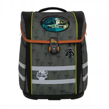 McNeill Perfecto Conjunto de mochila escolar 5 peças Star Wars Mandalorian