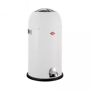 WESCO Kickmaster Balde de pedal soft 33L branco mate