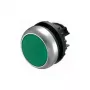 Eaton M22-DL-G Atuador de botão de pressão plano verde iluminado, momentâneo, 22,5 mm