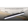 MIBOXER MF2-12A-RF LED 48V projetor de calha 12W CCT 2.4G Tunable White preto
