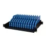 ALLNET 19 polegadas 3U prateleira para tablet em rack para 12 dispositivos, aço, preto