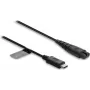 Delock cabo de carregamento USB Type-C™ 5 V para máquina de barbear elétrica compatível com Hatteker RFC-588 - cabo de carregamento de substituição para máquina de barbear 1,2 m