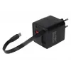 ALLNET carregador de parede GaN USB-C PD 65W com Quick Charge 3.0, 2x USB-C e 1x USB-A