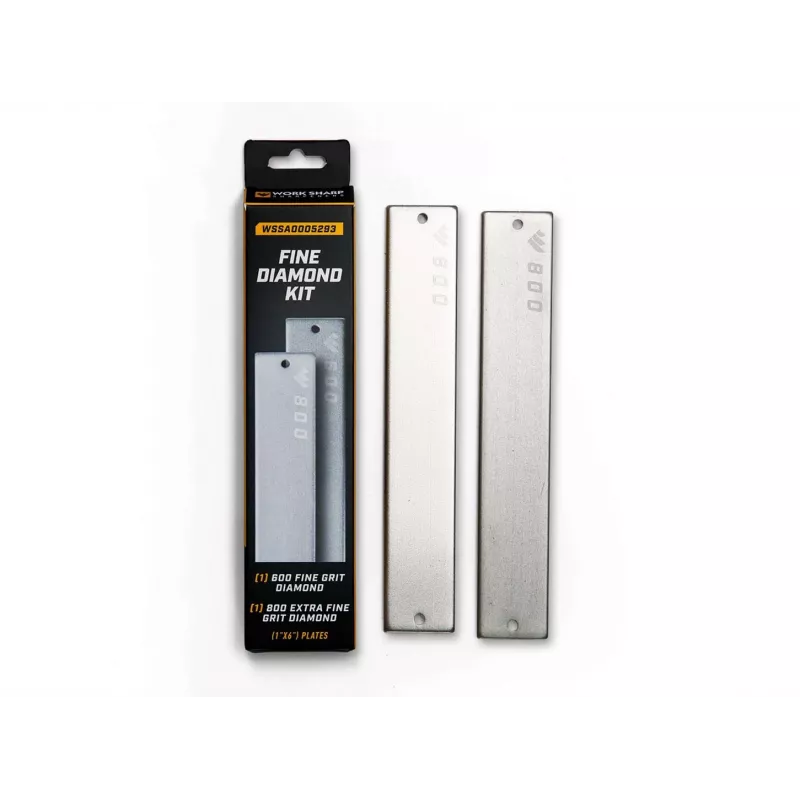 Work Sharp Professional Precision Adjust placas de diamante para afiar 600/800 grão (pack de 2)