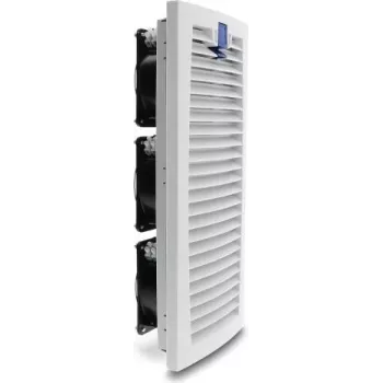 Delock 3 ventoinhas axiais 230 V AC com filtro 418 x 180 x 84 mm