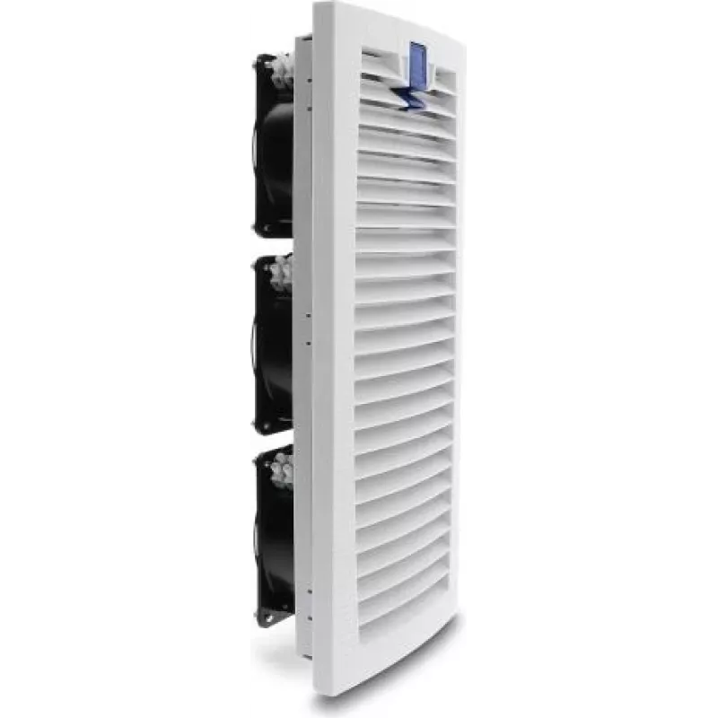 Delock 3 ventoinhas axiais 230 V AC com filtro 418 x 180 x 84 mm