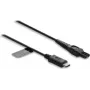 Delock Cabo de carregamento USB Type-C 15 V para máquinas de barbear elétricas, compatível com Philips OneBlade Pro 360 HQ7 HQ8 HQ9 Série, cabo de substituição 1 m