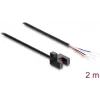 Delock Sensor ótico de garfo 5 mm tipo R com 4 extremidades de cabo abertas NPN L/D comutável 2 m