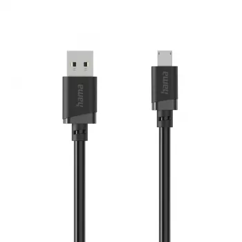 Hama Cabo USB-A para Micro-USB, 2 m, preto