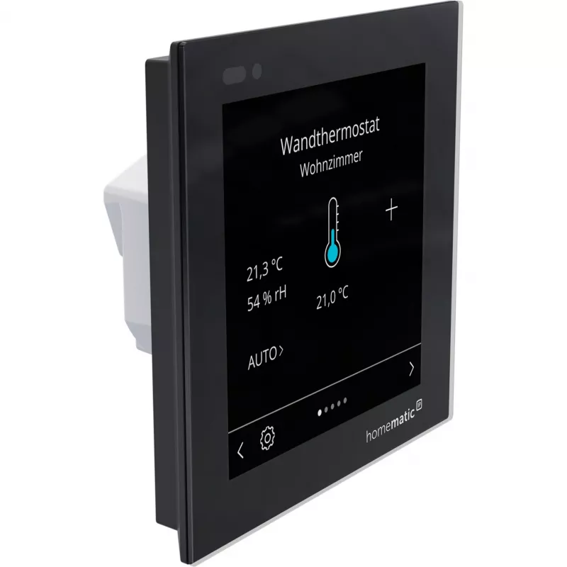 Homematic IP Glasdisplay - plus (HmIP-WGD-PL) Ecrã de controlo tátil para Smart Home