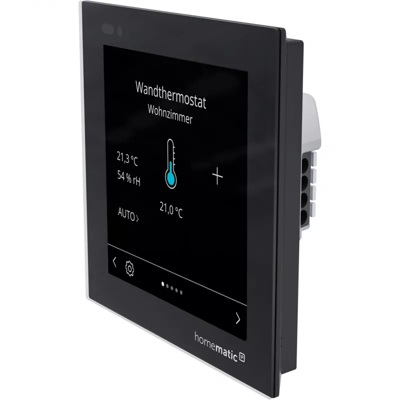 Homematic IP Glasdisplay - plus (HmIP-WGD-PL) Ecrã de controlo tátil para Smart Home