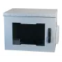 EFB Elektronik 691716IP55.2G Armário de parede 16U 600x600mm IP55 porta de vidro cinzento claro RAL7035