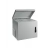 EFB Elektronik 691716IP55.2G Armário de parede 16U 600x600mm IP55 porta de vidro cinzento claro RAL7035