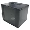LogiLink Armário de parede individual 19 polegadas 6U, Flat Pack, preto (RAL 9005)