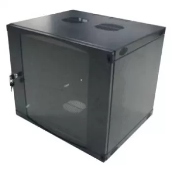 LogiLink Armário de parede individual 19 polegadas 6U, Flat Pack, preto (RAL 9005)