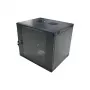 LogiLink Armário de parede individual 19 polegadas 6U, Flat Pack, preto (RAL 9005)