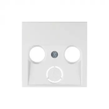 Berker 12031909 Placa central para tomada SAT/antena, branco polar, S.1/B.1/B.7